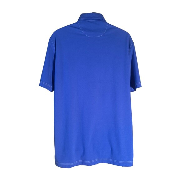 OLD GUYS RULE Men's Short Sleeve Button Down Polo Shirt Blue XL - Picture 4 of 6